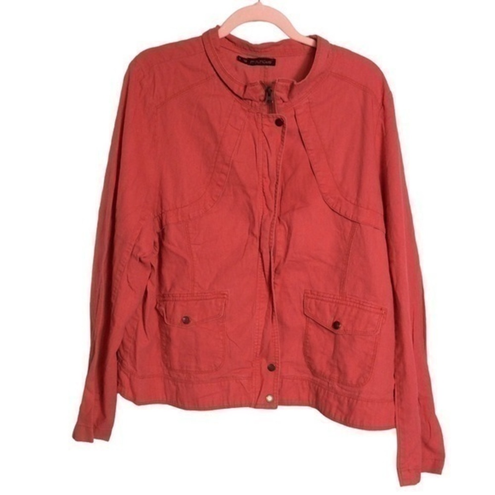 Maurices Coral Pink Utility Jacket